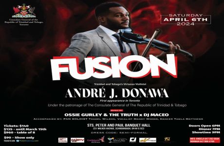 FUSION - A Musical Showcase - A celebration of Caribbean culture infused with a contemporary twist., Toronto, Ontario, Canada