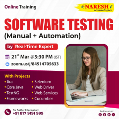 Best Software Testing Online Training Institute In Hyderabad 2024 NareshIT