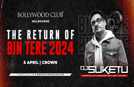 BOLLYWOOD CLUB - India's Favourite DJ Suketu at Crown Melbourne, Southbank, Victoria, Australia
