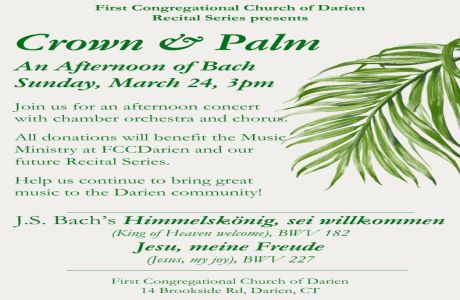 An Afternoon of Bach - chamber orchestra and choir - March 24, 3:00 pm, Darien, Connecticut, United States