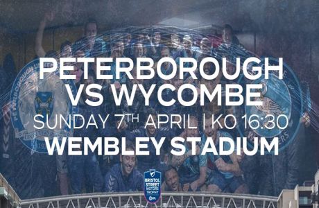 Wycombe Wanderers at Wembley!, London, England, United Kingdom