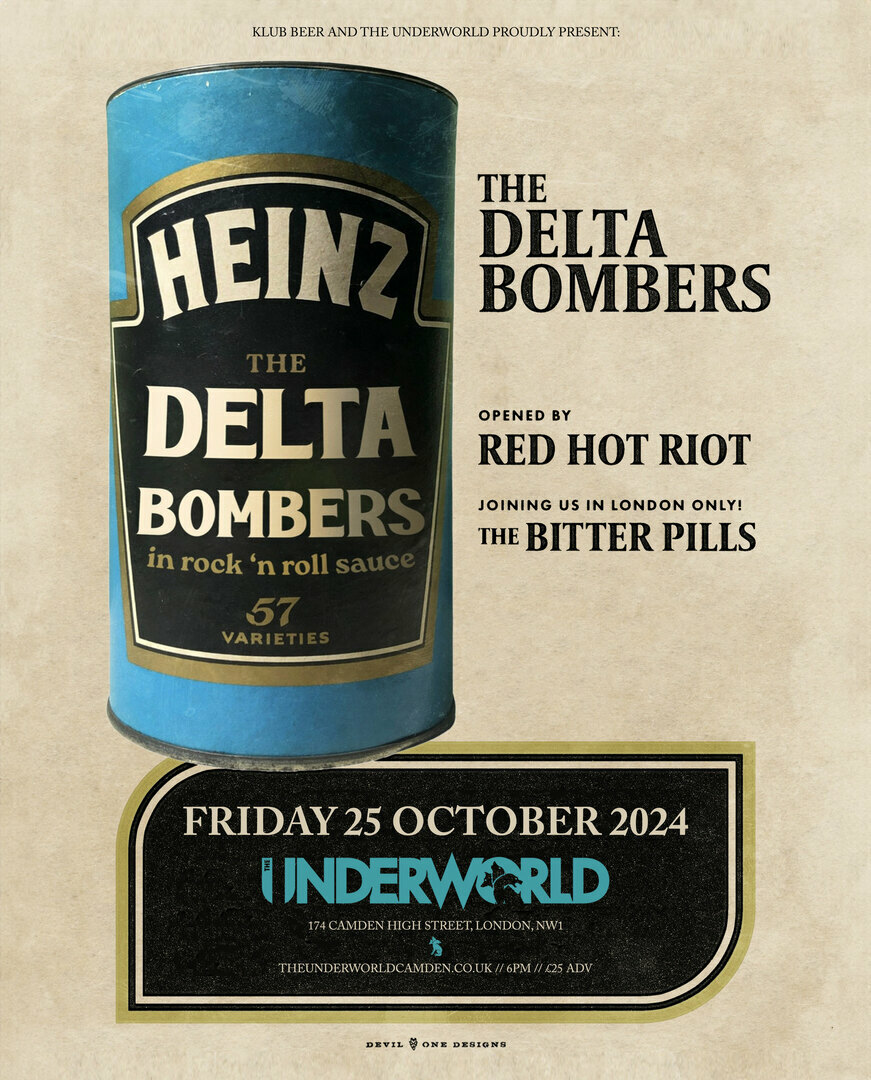 THE DELTA BOMBERS at The Underworld - London, London, England, United Kingdom