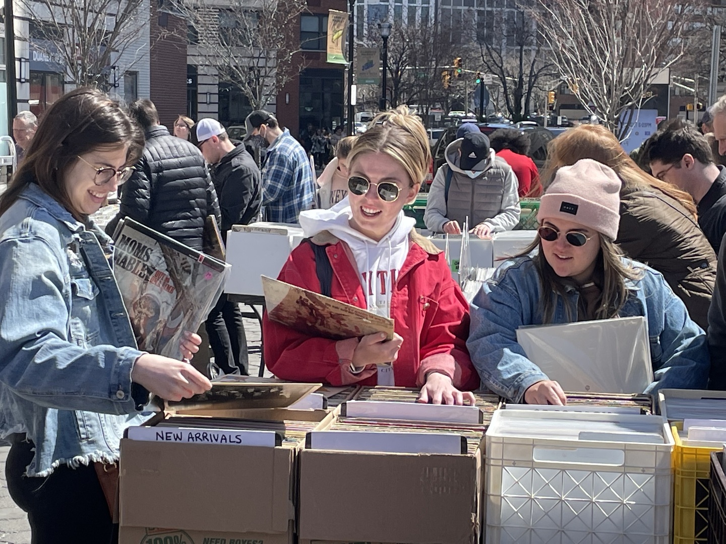 The Jersey City Record Riot! Outdoors on the Grove Street PATH Plaza, Sat April 6th. Vinyl heaven!, New Jersey, United States