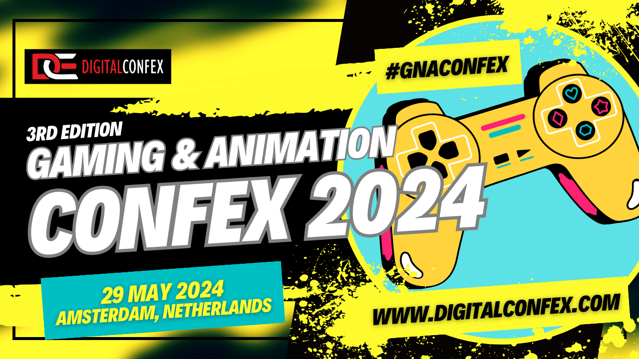 3rd Gaming and Animation Confex - 29 May 2024 - Amsterdam, Melbournestraat 1, 1175 RM Lijnden, Netherlands