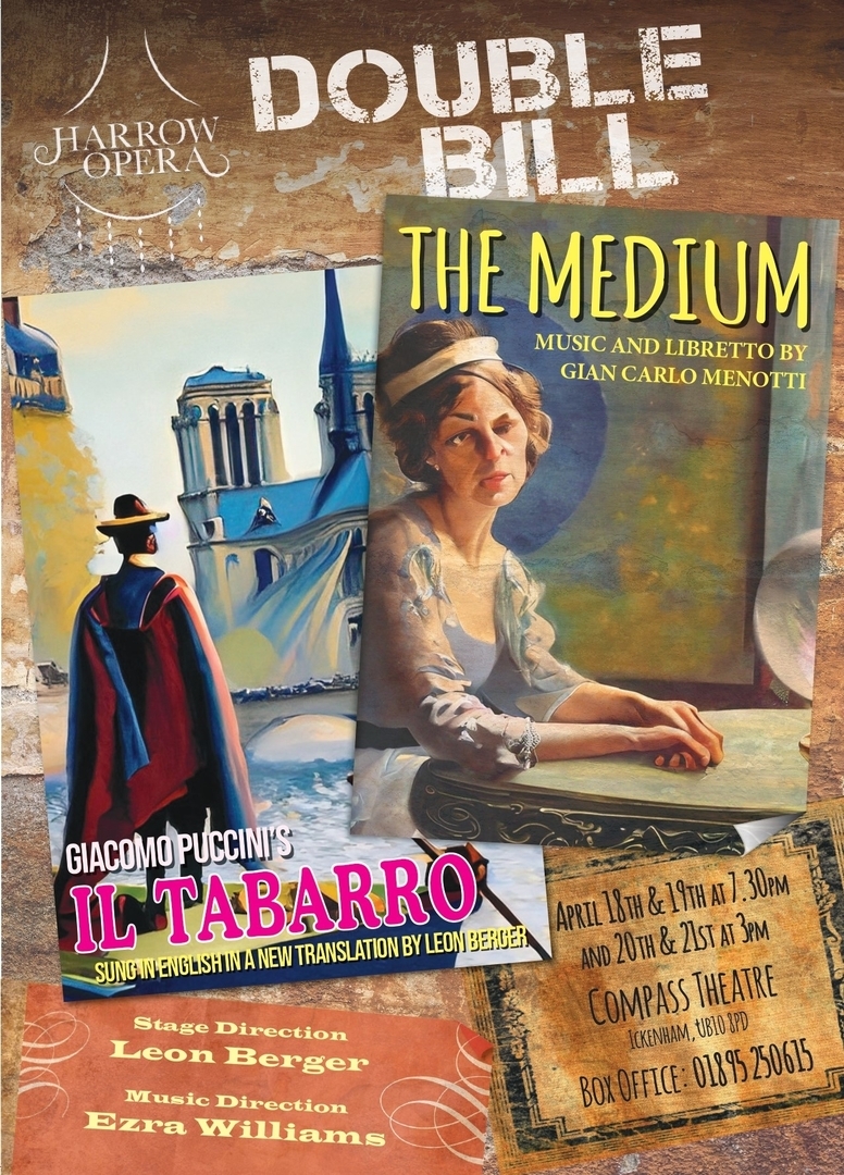 Menotti's 'The Medium' and Puccini's 'Il Tabarro', Uxbridge, England, United Kingdom