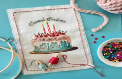 Embroidered and Embellished Birthday Cake Workshop with Robert Mahar