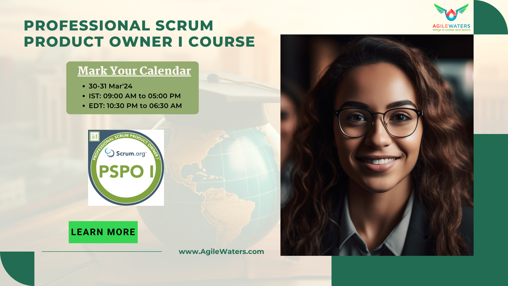 Professional Scrum Product Owner Certification Training, Online Event
