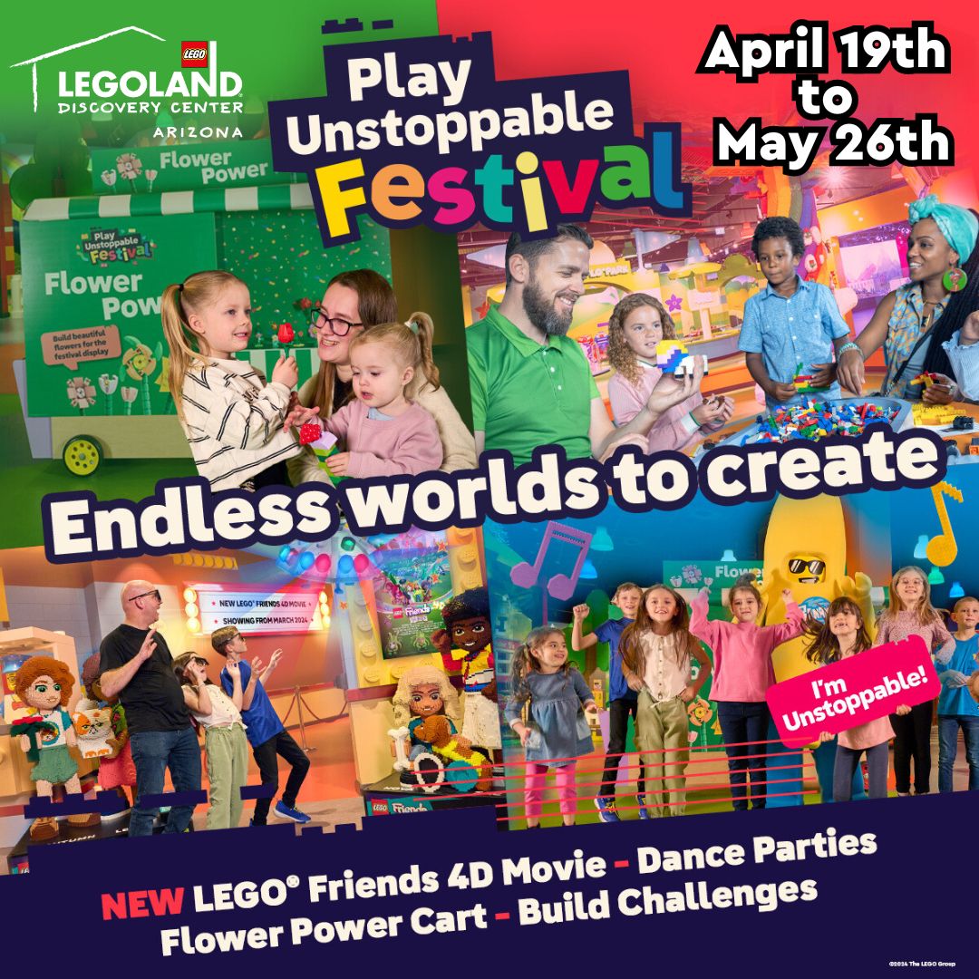 Play Unstoppable Festival at LEGOLAND® Discovery Center Arizona, Tempe, Arizona, United States