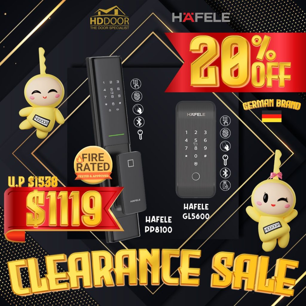 Limited Time Offer: Clearance Sale on Hafele Digital Lock Bundle!, Singapore