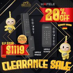 Limited Time Offer: Clearance Sale on Hafele Digital Lock Bundle!