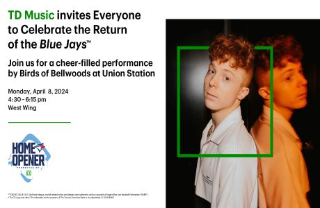 TD Music invites Everyone to Celebrate the Return of the Blue Jays!, Toronto, Ontario, Canada