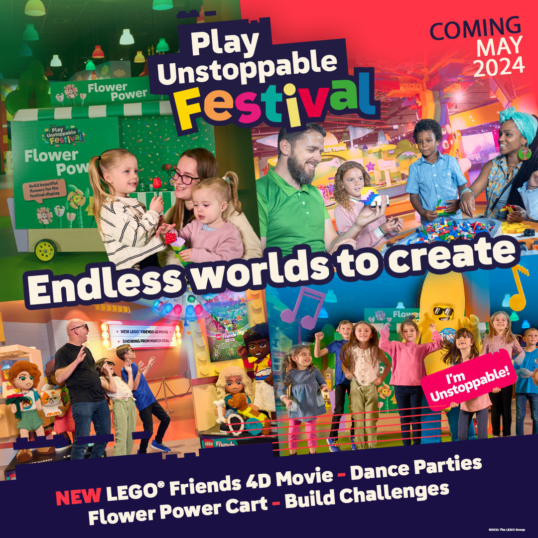 Play Unstoppable Festival at LEGOLAND Discovery Center New Jersey, East Rutherford, New Jersey, United States