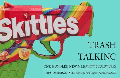 Mike Leavitt's "Trash Talking" Art Show, Seattle, Wisconsin, United States