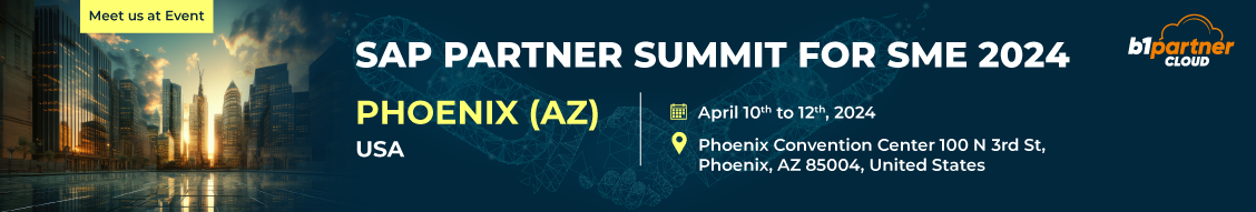 B1 Partner Cloud Participates in SAP Partner Summit for SME 2024, Phoenix, Arizona, United States