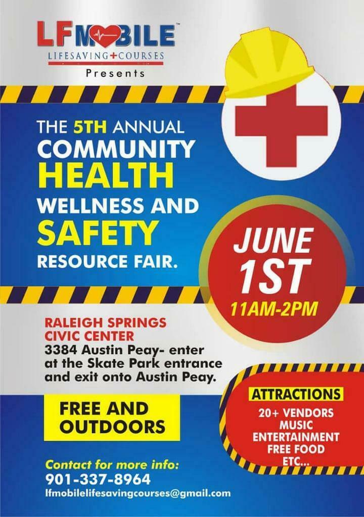5th Raleigh Community Health Wellness and Safety Resource Fair, Memphis, Tennessee, United States