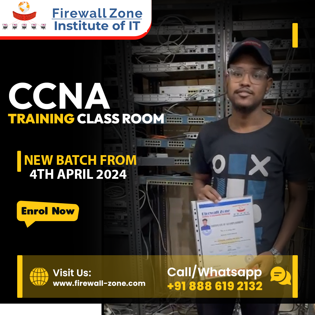 CCNA Routing and Switching Training Program at Firewall-zone Institute of IT, Hyderabad, Telangana, India