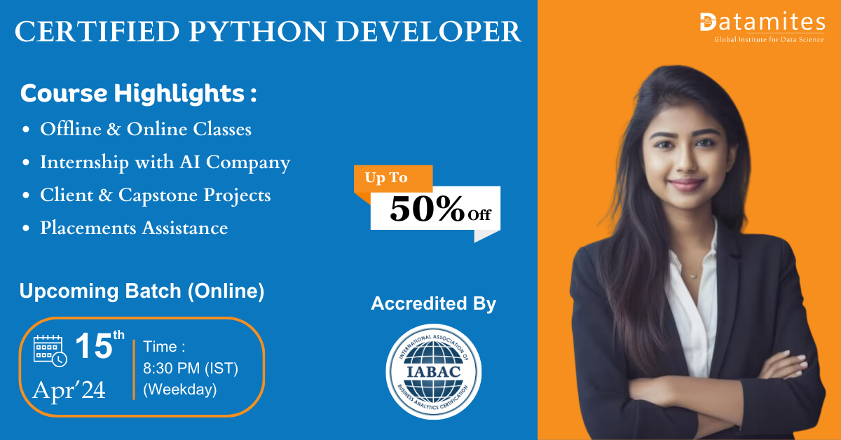 Python Developer Course In Chennai, Online Event