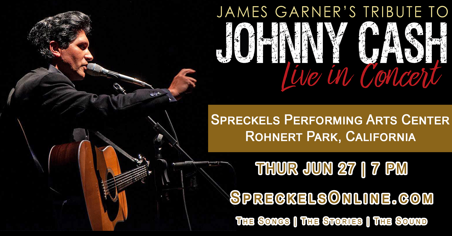 James Garner's Tribute to Johnny Cash, Rohnert Park, California, United States