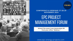 The Global EPC Project Management Summit  27-28-29 November  2024