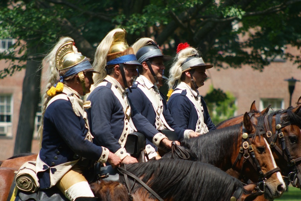 The Mather Homestead Welcomes Sheldon's Horse, the Second Continental Light Dragoons, Darien, Connecticut, United States