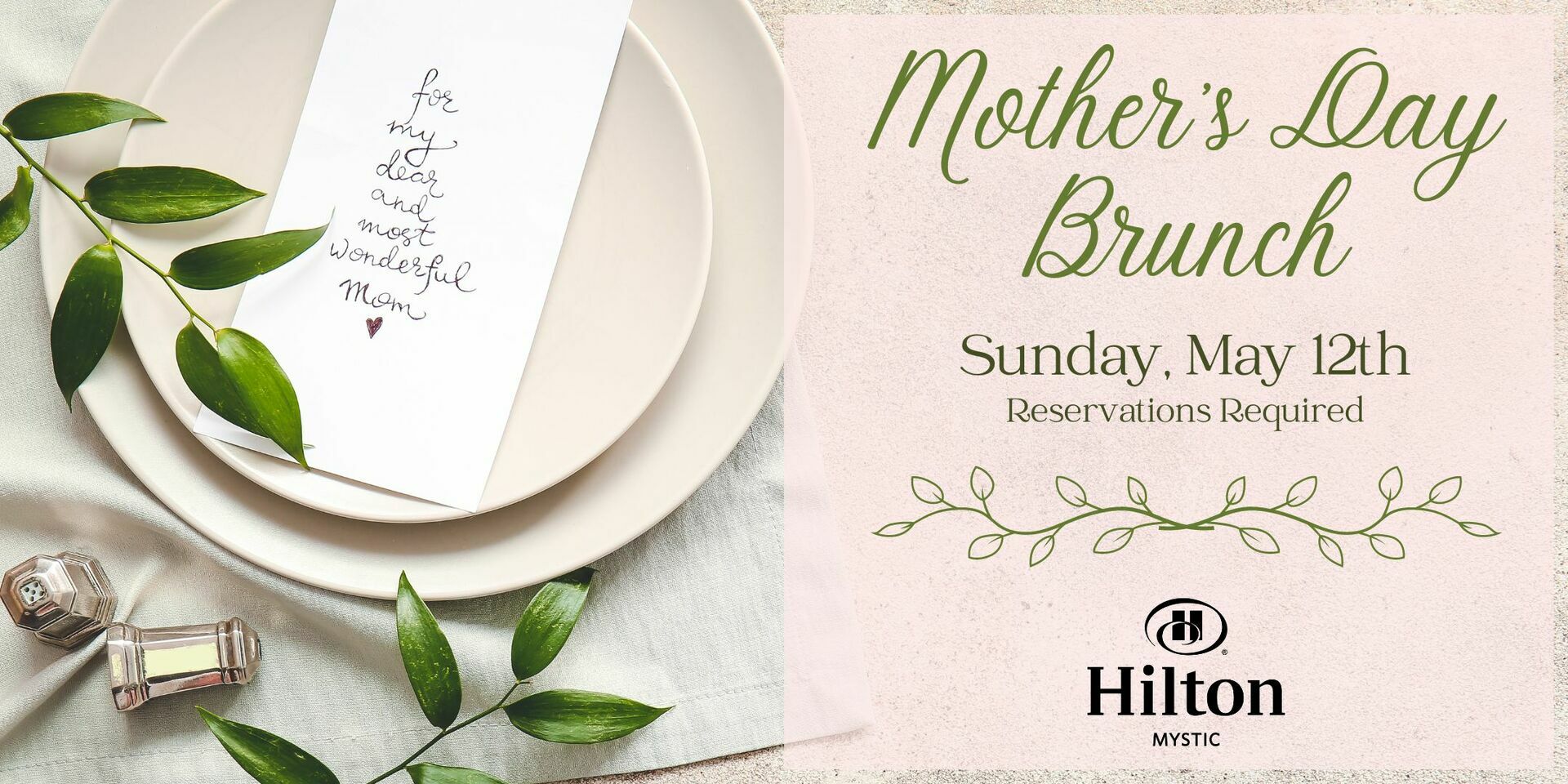 Mother's Day Brunch at Hilton Mystic, Mystic, Connecticut, United States