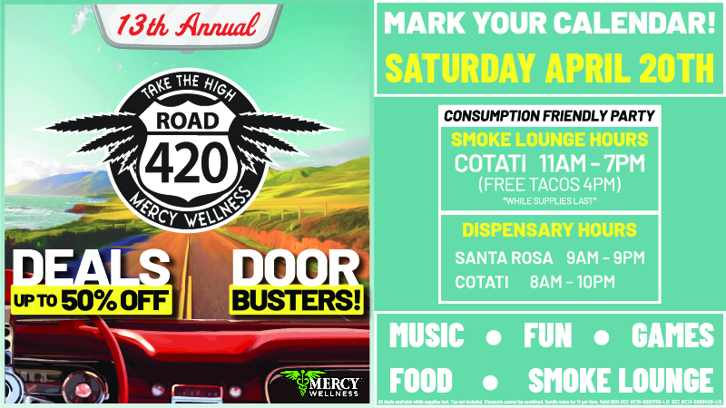 Take the High Road 420, Cotati, California, United States