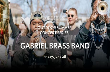 Ford House Outdoor Summer Concert Series: Gabriel Brass Band, Grosse Pointe Shores, Michigan, United States