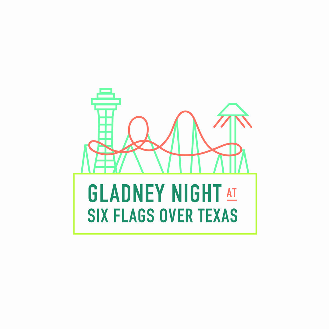 Gladney Night at Six Flags, Arlington, Texas, United States