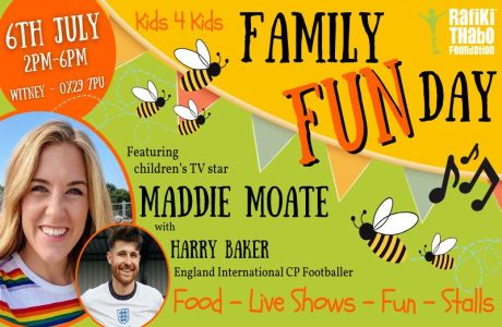 Family Fun Day featuring CBeebies and CBBC's Maddie Moate, Oxfordshire, England, United Kingdom