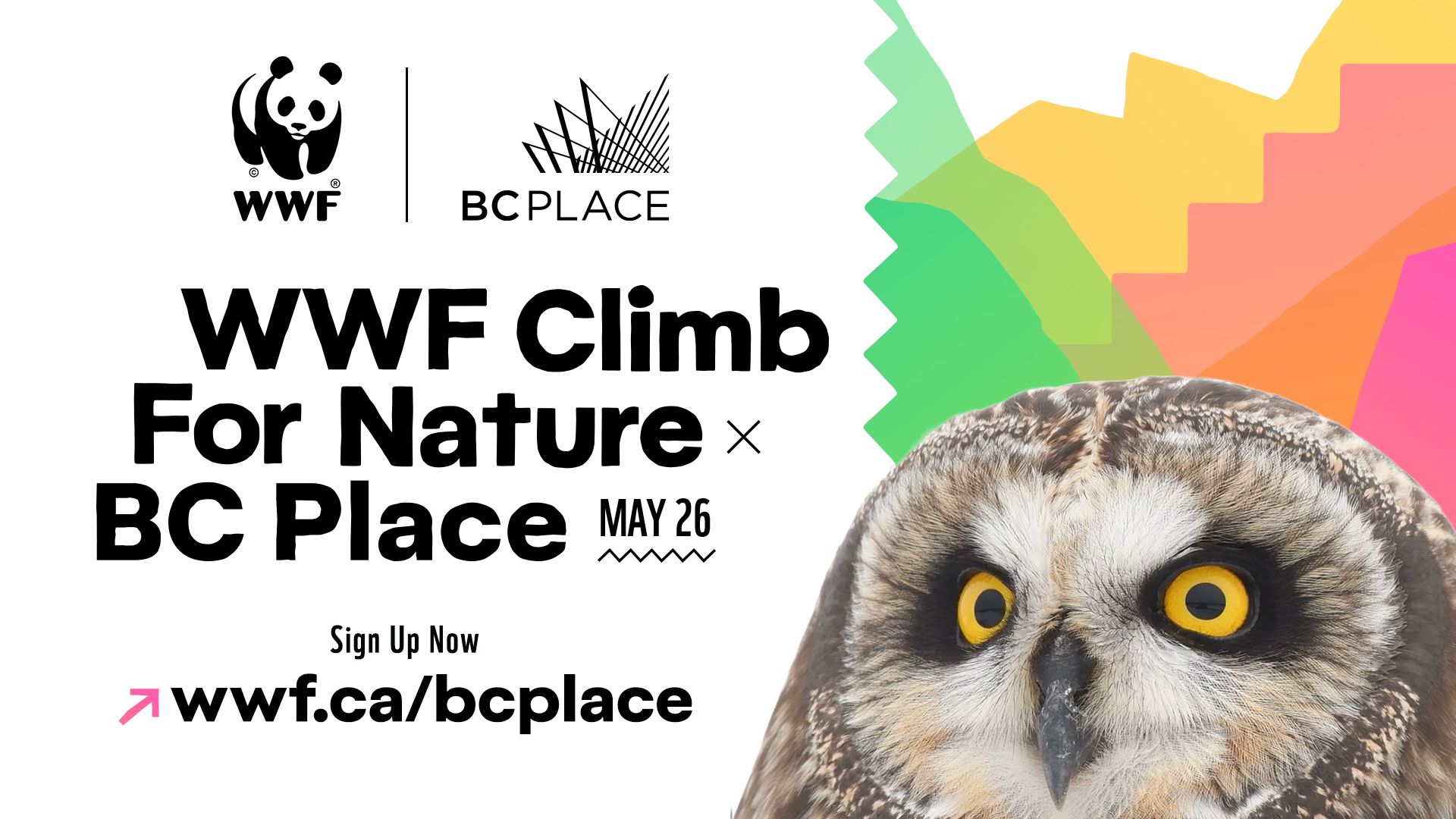 WWF Climb for Nature - BC Place, May 26, 2024 at Burnaby City Hall, Burnaby, British Columbia, Canada