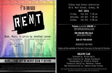 RENT, Presented by Tri-Town Theatre, Inc., Sidney, New York, United States