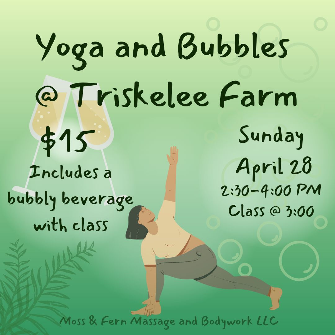 Yoga and Bubbles at Triskelee Farm, West Linn, Oregon, United States