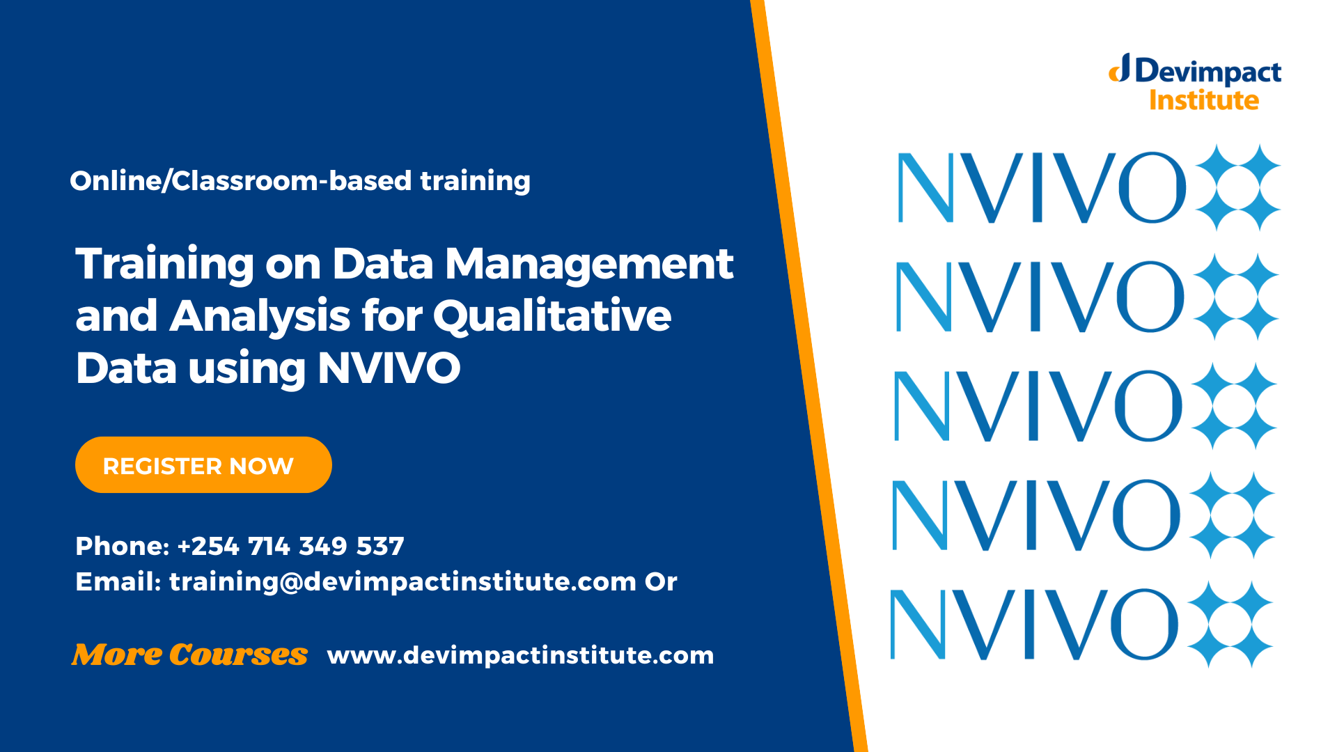 Training on Data Management and Analysis for Qualitative Data using NVIVO, Devimpact Institute, Nairobi, Kenya