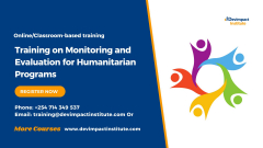 Training on Monitoring and Evaluation for Humanitarian Programs