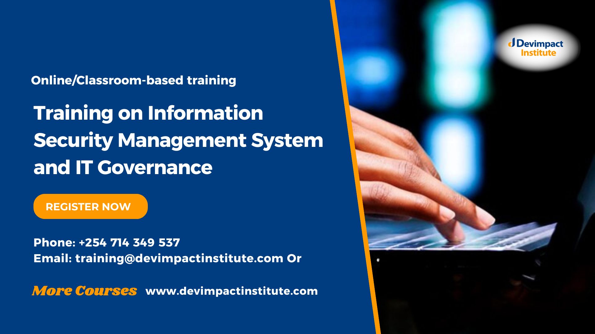 Training on Information Security Management System and IT Governance, Devimpact Institute, Nairobi, Kenya