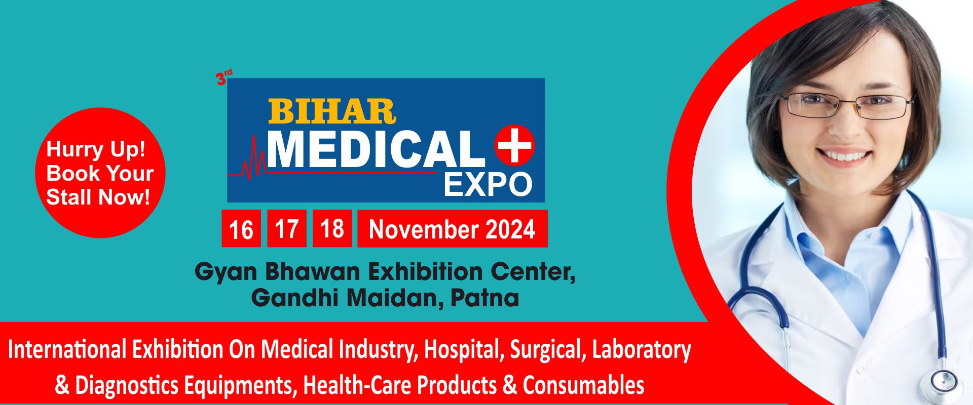 Bihar Medical Expo 2024, Patna, Bihar, India