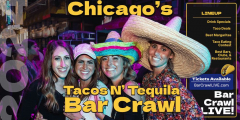 Official Tacos N Tequila Bar Crawl Chicago Cinco De Mayo Bar Crawl LIVE