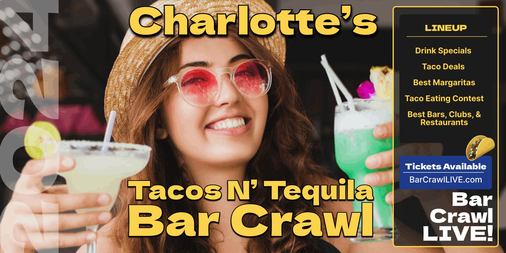 Official Tacos N Tequila Bar Crawl Charlotte Cinco De Mayo Bar Crawl LIVE, Charlotte, North Carolina, United States