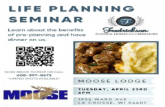 Life Planning Seminar with Fredrickson Funeral Homes and Crematory