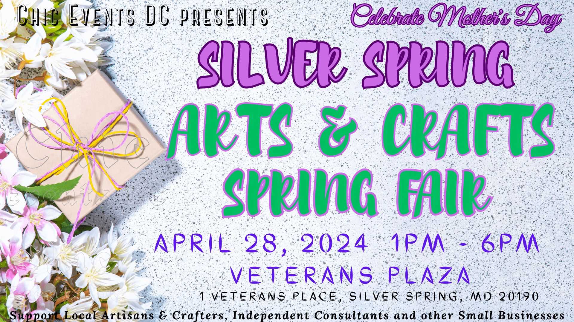Silver Spring Mother's Day Arts and Crafts Spring Fair @ Veterans Plaza, Silver Spring, Maryland, United States