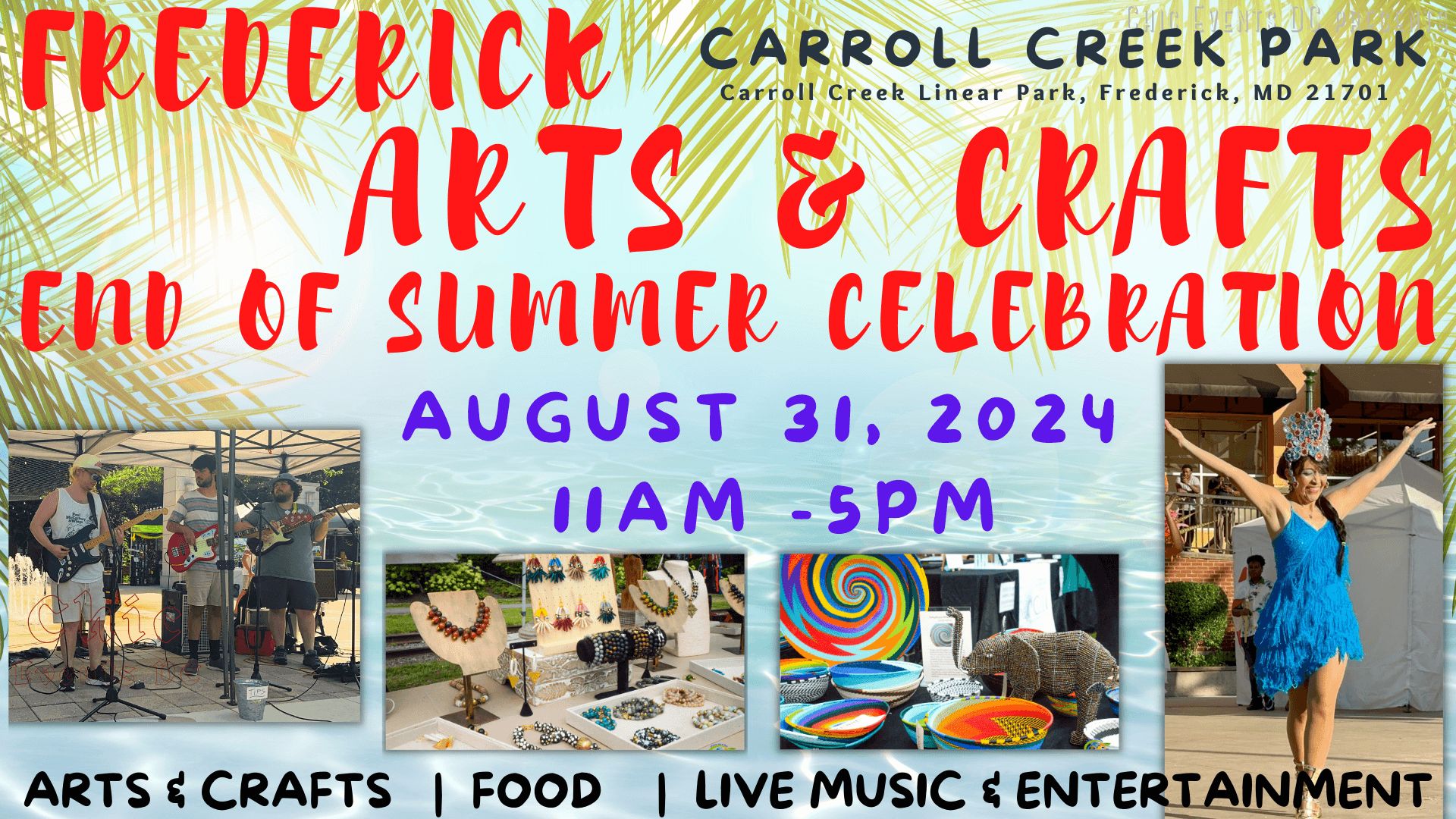 Frederick End Of Summer Celebration @ Carroll Creek Park, Frederick, Maryland, United States