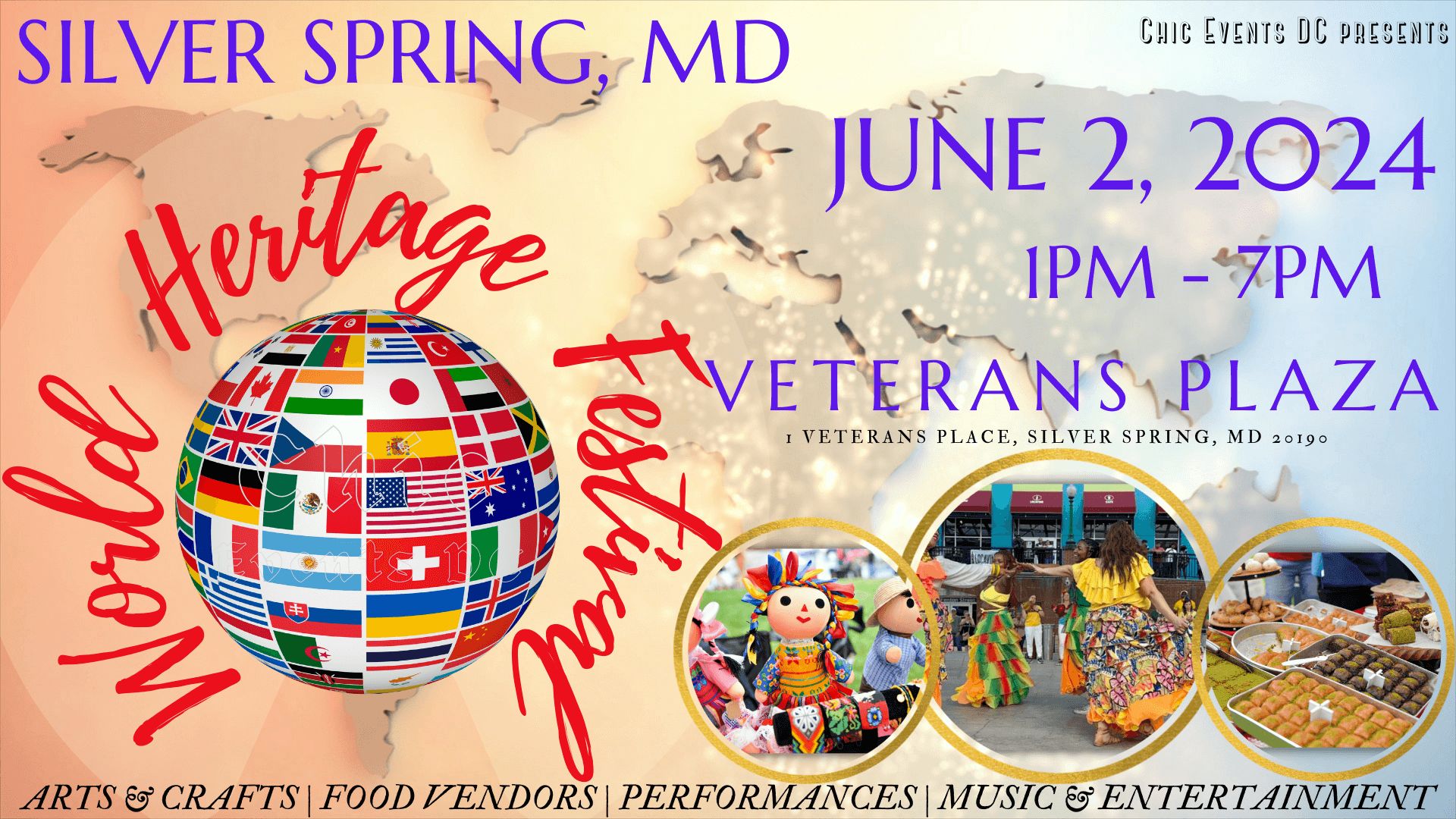World Heritage Festival @ Veterans Plaza, Silver Spring, MD, Silver Spring, Maryland, United States