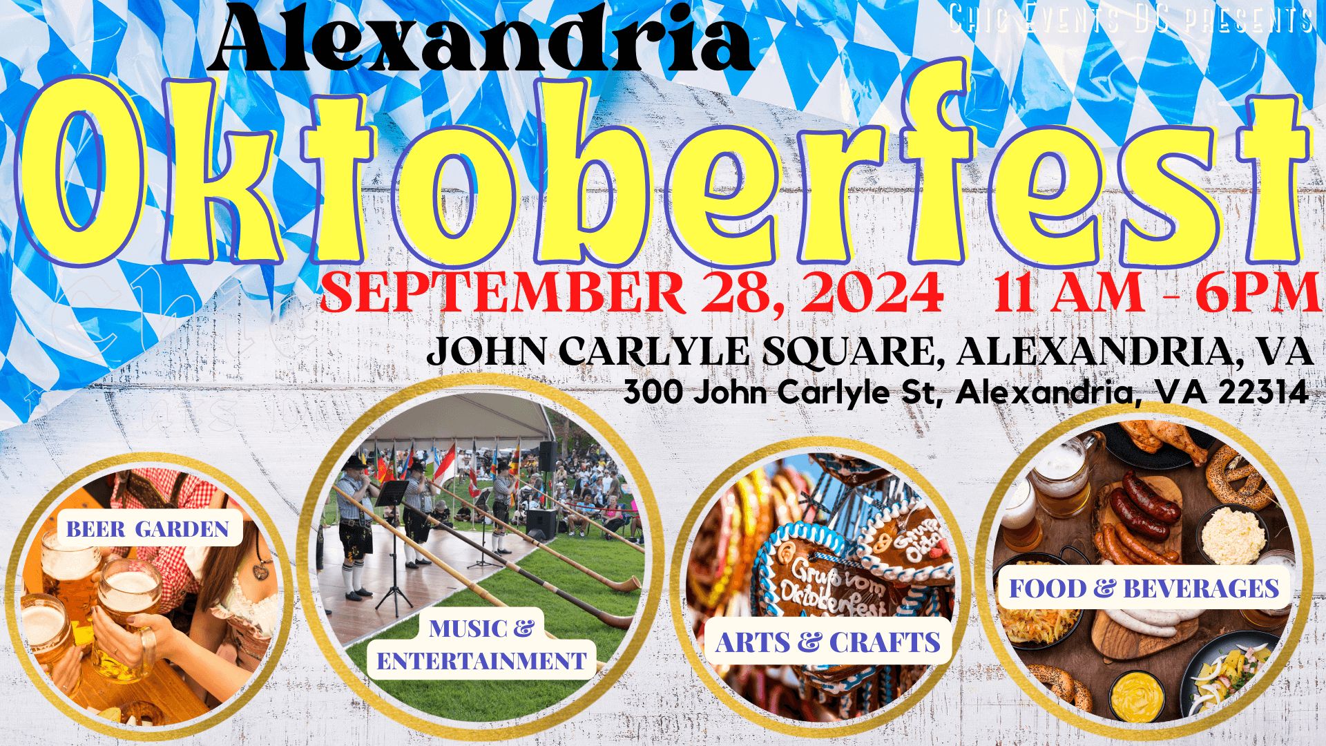 OKTOBERFEST in Old Town Alexandria @ JOHN CARLYLE SQUARE, Alexandria, Virginia, United States
