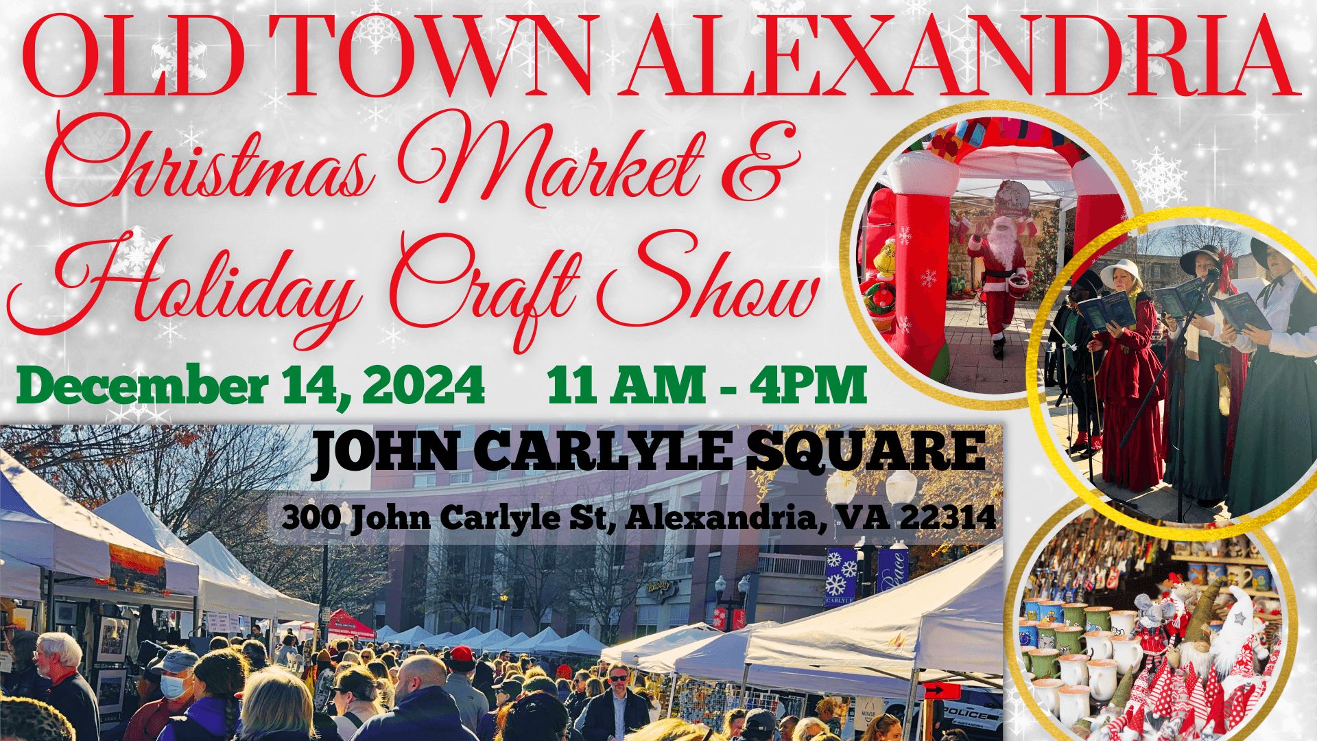 Old Town Alexandria Christmas Market and Holiday Craft Show, Alexandria, Virginia, United States