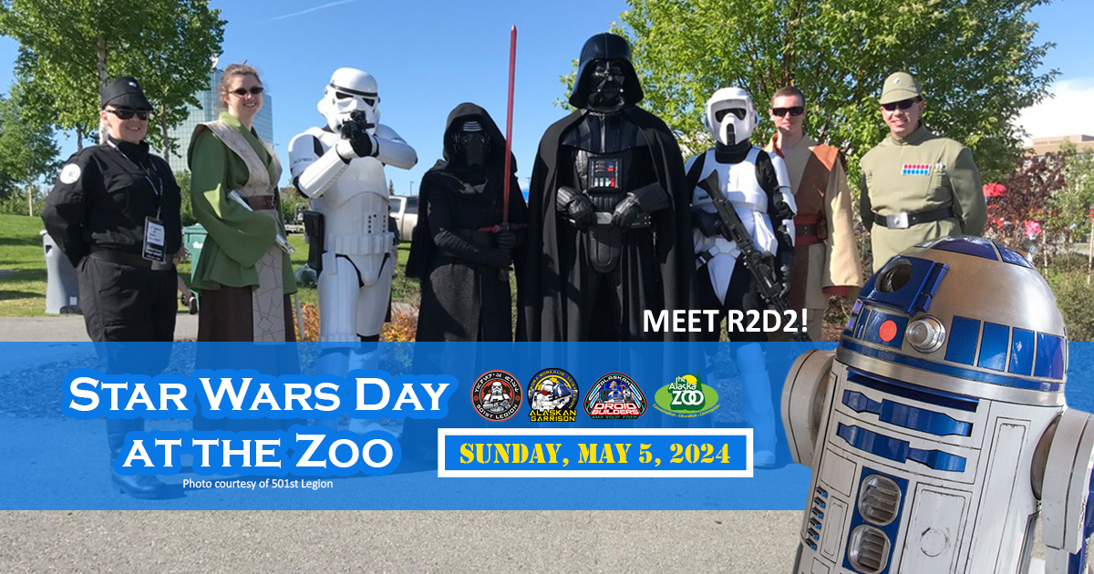 Star Wars Day at the Alaska Zoo, Anchorage, Alaska, United States