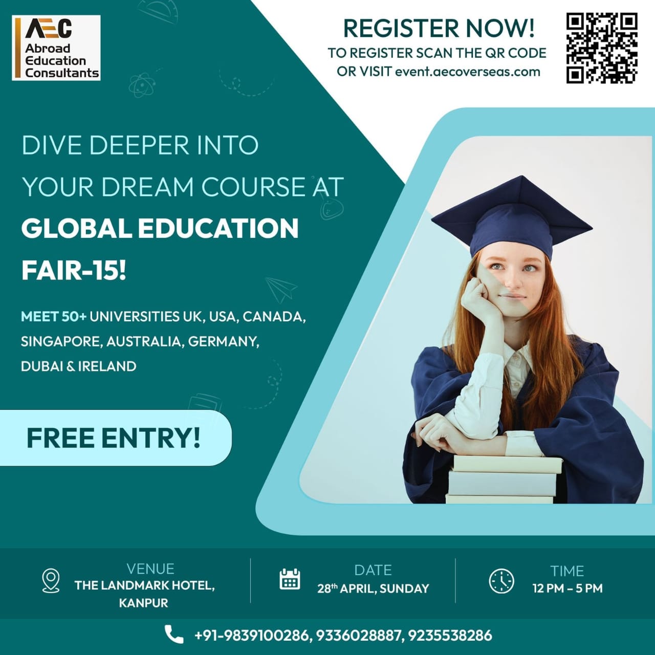 AEC Global Education Fair-15, Kanpur, Uttar Pradesh, India