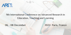 9th International conference on Advanced Research in Education, Teaching and Learning
