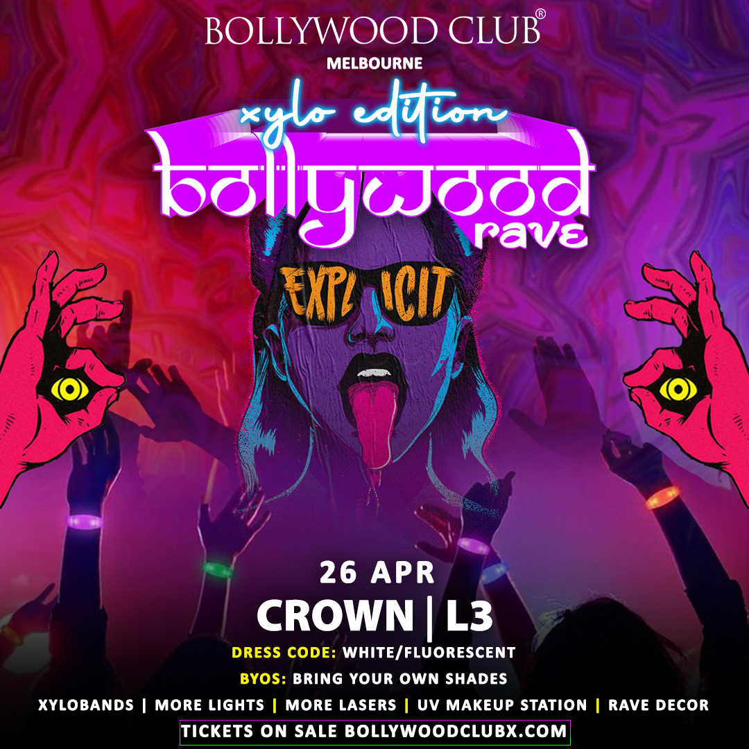 BOLLYWOOD RAVE - Xylo Edition at Crown, Melbourne, Southbank, Victoria, Australia