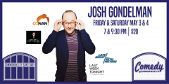 Comedy @ Commonwealth Presents: JOSH GONDELMAN