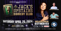 Esther Ku at Jack's Upstairs Comedy Club Palm Beach Gardens